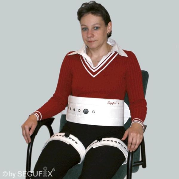 SEGUFIX-Sitzgurt mit Oberschenkelmanschetten Gr. L