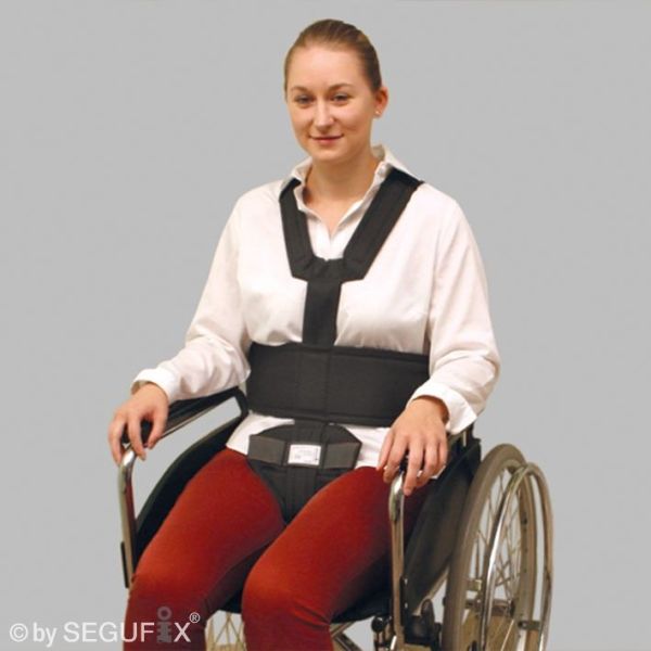 SEGUFIX-Rückhaltegurt mit Schrittpolster Gr. S mit Magnetschloss-System