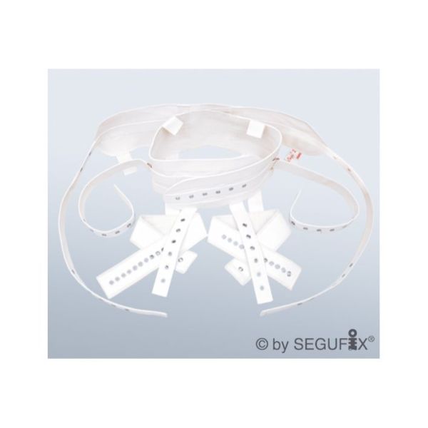 SEGUFIX-Standard mit Oberschenkel- manschetten Gr.M lange Befestigungsgurte