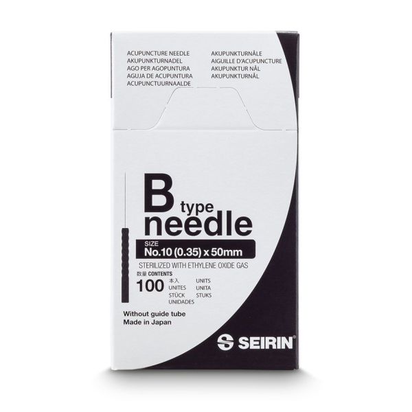 Standardnadeln B-Type 0,35x50 Nr. 10 (100 Stck.)