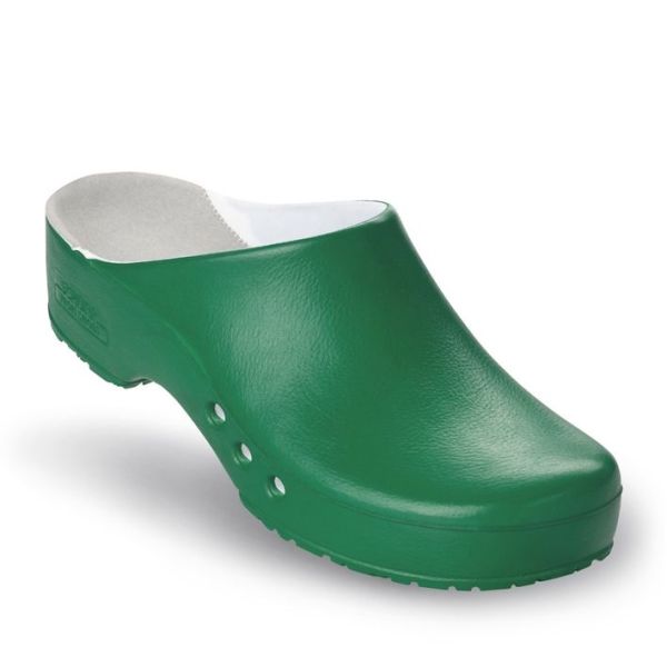 antist. ChiroClogs Professional ohne Fersenriemen grün
