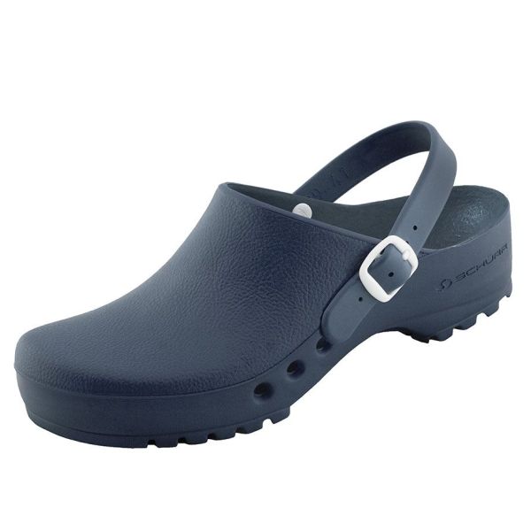 antist. ChiroClogs Special mit Fersenriemen blau