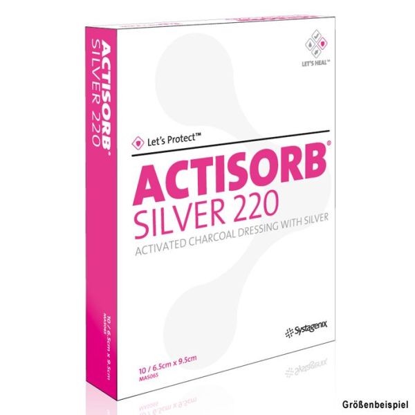 3M Actisorb Silver 220, Aktivkohle- wundauflagen 9