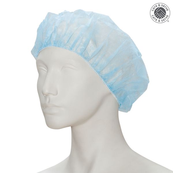 wiroBRACE Vlies-Hauben Barett blau Ø ca. 53 cm (100 Stck.)