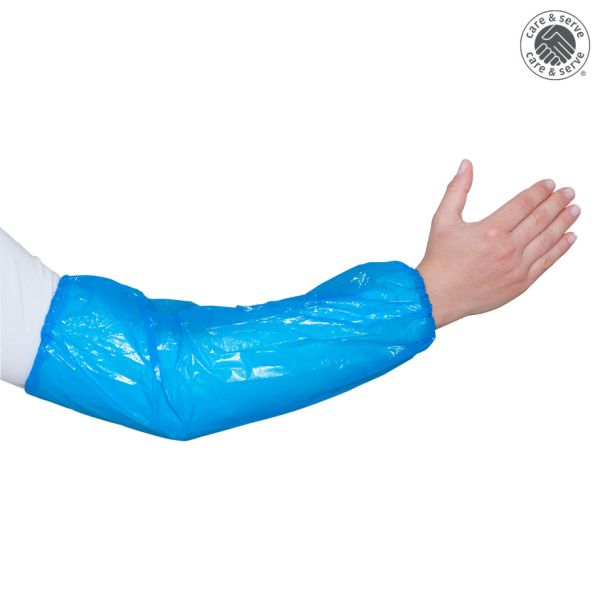 wiroPIPE PE Armschoner blau, ca. 18 µm, ca. 20 x 40 cm (100 Stck.)