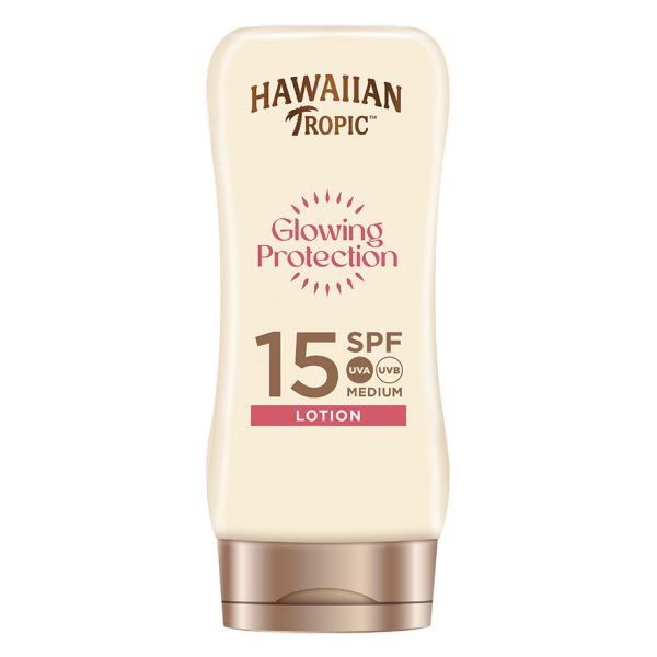 Hawaiian Tropic Glowing Protection Sun Lotion 180 ml mit LSF 15