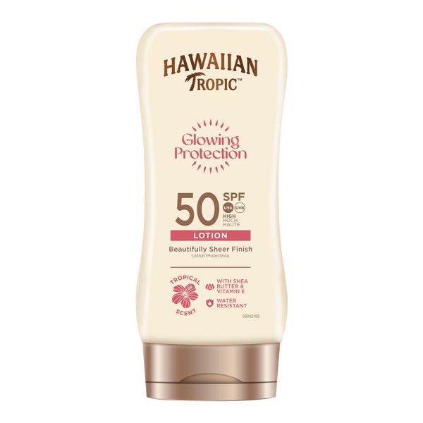 Hawaiian Tropic Glowing Protection Sun Lotion 180 ml mit LSF 50