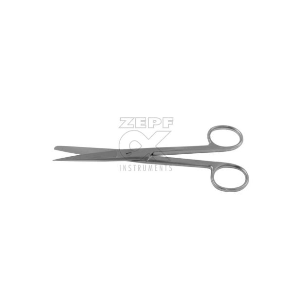 chir. Schere, gerade, spitz/stumpf, 12 cm