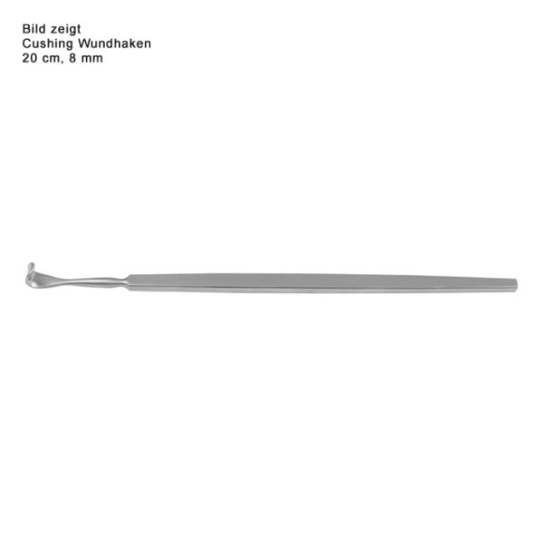 Cushing Wundhaken 20 cm, 8 mm 0