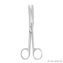 chir. Schere nach Cooper, gebogen, stumpf/stumpf