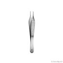chir. Pinzette Adson, fein 1 x 2 Zähne, 12 cm