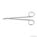 Nerv-Präparierschere gebogen, 15 cm