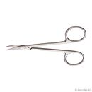 feine Schere, gebogen, spitz/spitz, 11 cm