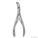 Luer Hohlmeisselzange, gebogen, 15,5 cm 0