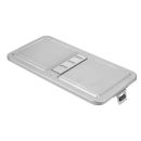 Deckel aus Edelstahl mit Öffnung für Entsorgungscontainer JK262R