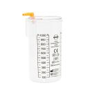 ATMOS-Aufnahmebehälter 1 Ltr. Einweg-Absaugsystem