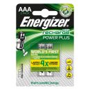 Energizer NiMH Akkumulatoren Power Plus Micro AAA HR03 1