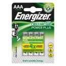 Energizer NiMH Akkumulatoren Power Plus Micro AAA HR03 1