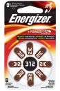 Energizer Batterie Typ 312 1,4 V für Hörgeräte (8 Stck.)