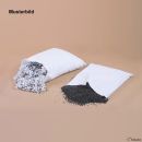 Kissen mit Bifill mit Nesselbezug weiß 40 x 40 cm