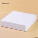 Sitzerhöhung weiß 40 x 40 x 10 cm, Kunstlederbezug mit Reißverschluss