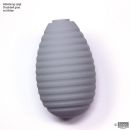 Druckball (latexfrei) schwarz mit Rillen 0