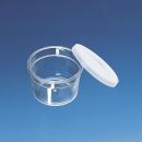 Dose, PS, mit Schnappdeckel, PE-LD, konische Form