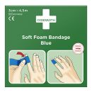 Cederroth Soft Foam Bandage Blue selbstklebendes Pflaster 3 cm x 4