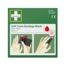 Cederroth Soft Foam Bandage Black selbstklebendes Pflaster 6 cm x 4