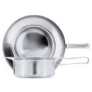 Stechbecken mit Flachgriff für Erwachsene