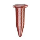 Tubes 5,0 ml PCR clean, ambra, konisch mit Schnappdeckel (200 Stck.)