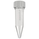 Tubes 5,0 ml farblos, konisch mit Schraubdeckel (200 Stck.)