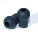 Ohroliven-Soft (PUR) anthrazit Birnenform