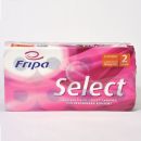 Fripa - Toilettenpapier select, 2-lagig (8 Pack à 8 x 250 Bl.)