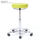 Arbeitshocker, Höhenverstellung 57-76 cm mit Ringauslösung