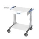 swingo Basiswagen 60, mit 1 Schublade, Dekorstreifen und Schubladengriff blau