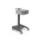 fuego 1 Gerätewagen, grau, mit 1 ABS-Ablageplatte und 1 ABS-Schublade