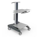 fuego Liftwagen 2 Laptop, Metall, mit 1 Metallplatte