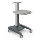 fuego Liftwagen 1 Laptop, ABS, mit 1 ABS-Ablageplatte und Schiebegriff