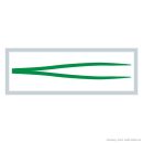 anatomische Pinzette 12,5 cm grün