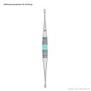 Peha-instrument Scharfe Löffel Kombination n. Jansen 17 cm (25 Stck.)