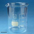 Becherglas mit Teilung 250 ml niedere Form