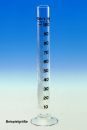 Messzylinder, Rundfuß 10 ml, hohe Form 0