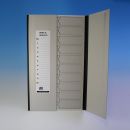 Präparatenmappe mit Deckel für 20 Objektträger