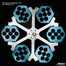 Kunststoff-Gehänge 7-fach, Ø 17