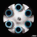 Ausschwingrotor 6-fach, komplett mit Gehängen