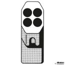 Kunststoff-Gehänge, 4-fach, Ø 17