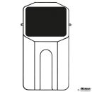 Leichtmetall-Nutgehänge rechteckig