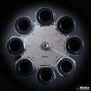 Ausschwingrotor 8-fach, komplett mit Gehängen