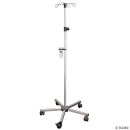 Infusionsständer 5-Fuß, Edelstahl, einzeln verpackt